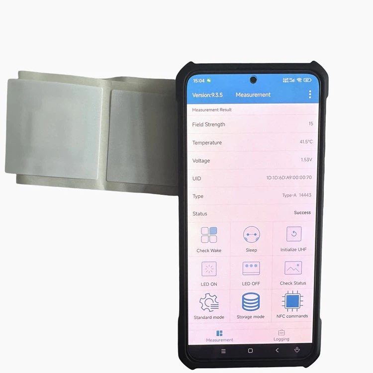 nfc temperature logger